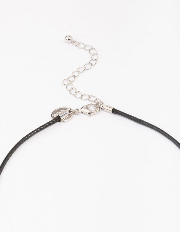 Silver Molten Starfish Necklace