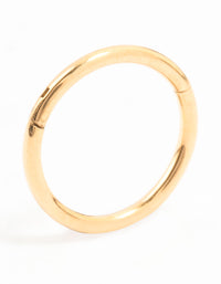 Gold Plated Surgical Steel Fine Clicker Ring 7MM - link has visual effect only
