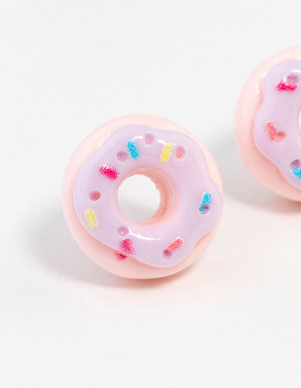Sprinkle Doughnut Stud Earrings