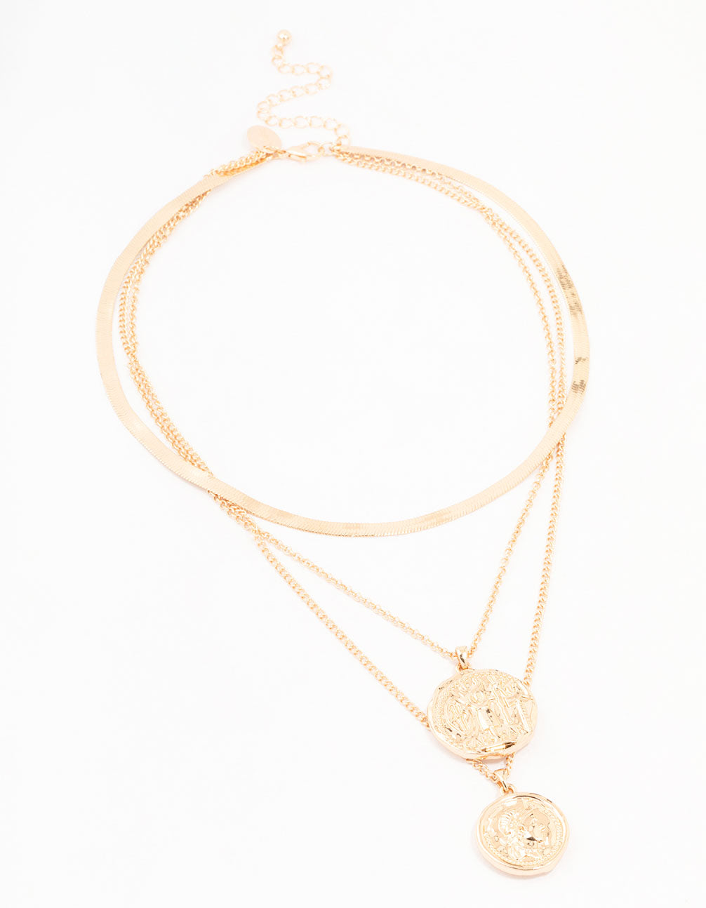 Gold Layered Coin Necklace