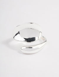 Silver Plated Bold Wrapped Ring - link has visual effect only