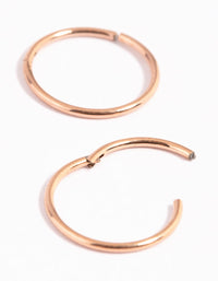 Rose Gold Plated Surgical Steel Sleeper Earrings - link has visual effect only