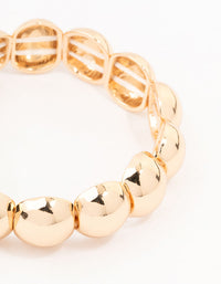 Gold Bauble Puff Bracelet - link has visual effect only
