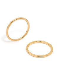 Waterproof Gold Plated Stainless Steel Sleeper Earrings - link has visual effect only