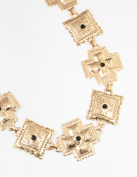 Gold Boho Square & Cross Belt - link has visual effect only