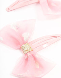 Kids Mixed Bow Hair Clips & Hair Tie Pack - link has visual effect only