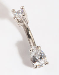 Titanium Small Circular Pear Belly Bar - link has visual effect only