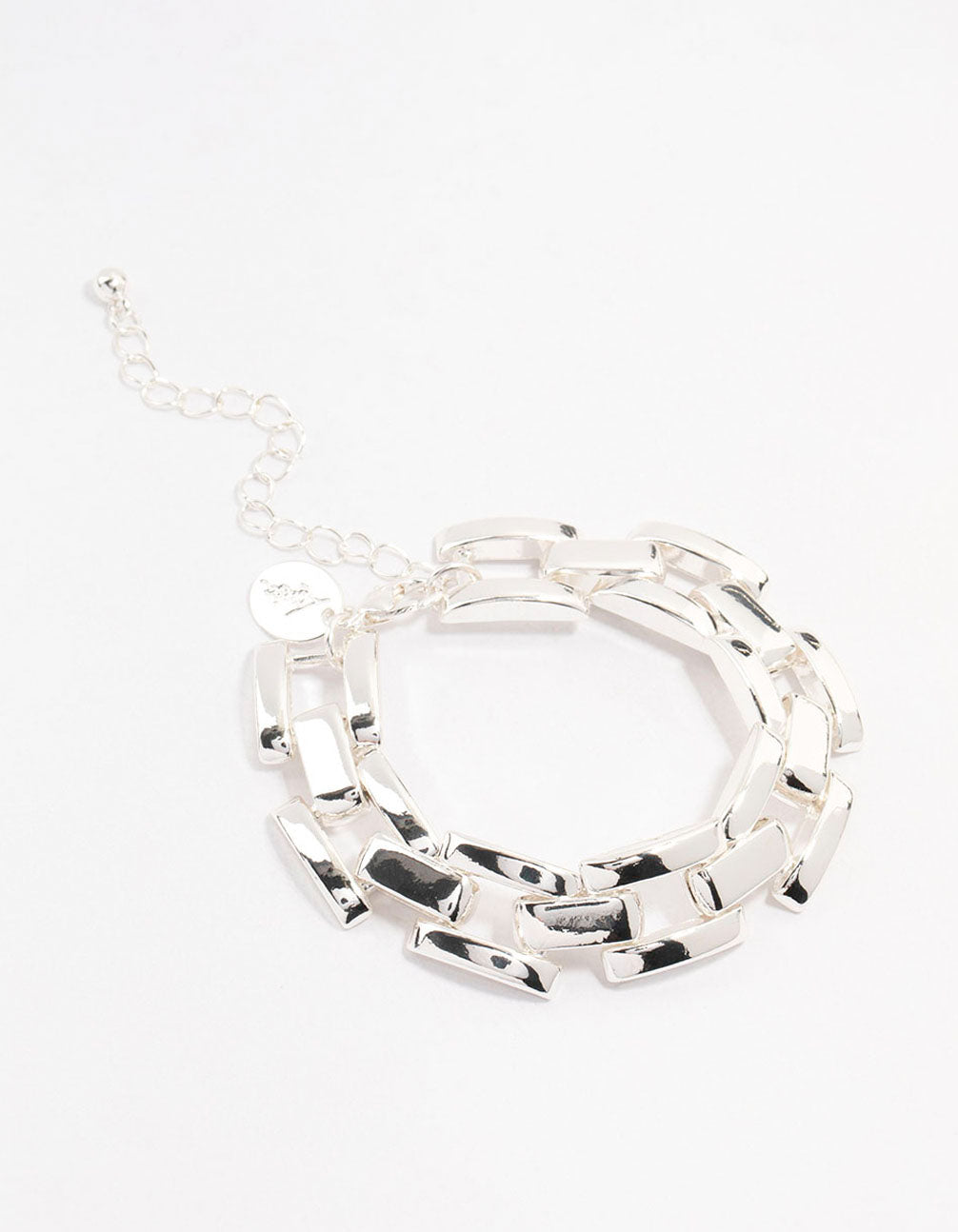 Silver Plated Link Chain Bracelet
