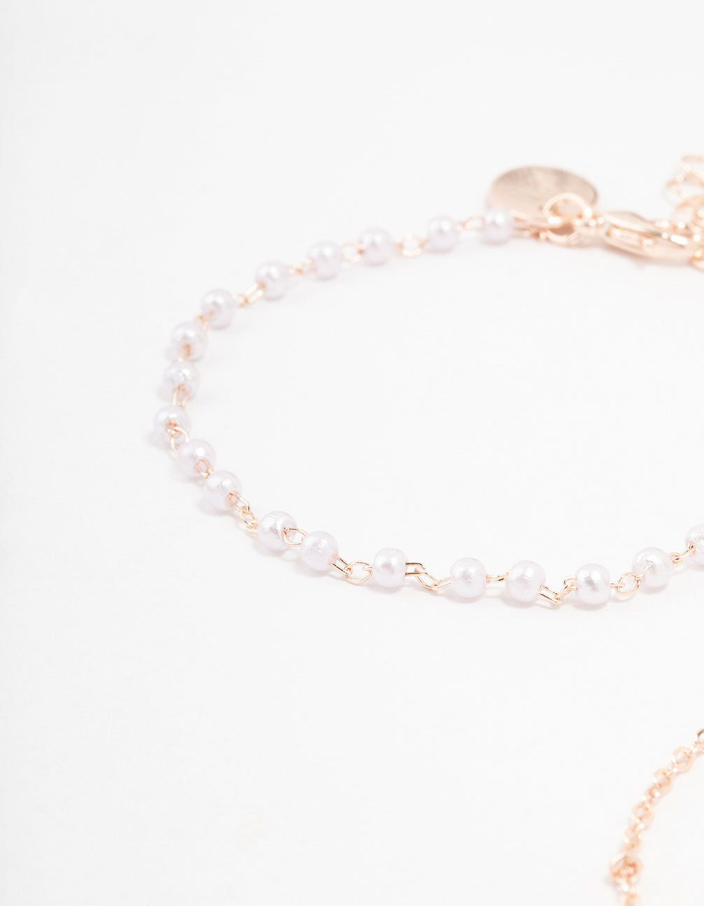 Rose Gold Mixed Butterfly Charm Bracelets 4-Pack