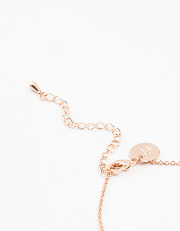 Rose Gold Plated Multiple Bows Bracelet