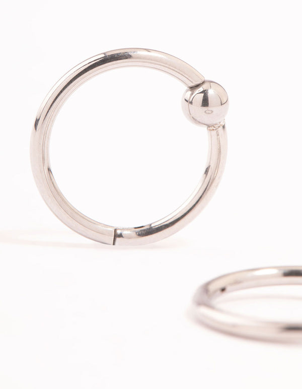 Surgical Steel Bull Clicker Ring