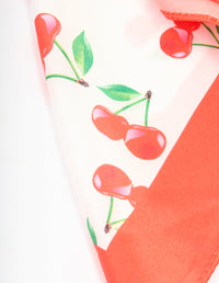 Classic Cherry Fabric Scarf - link has visual effect only