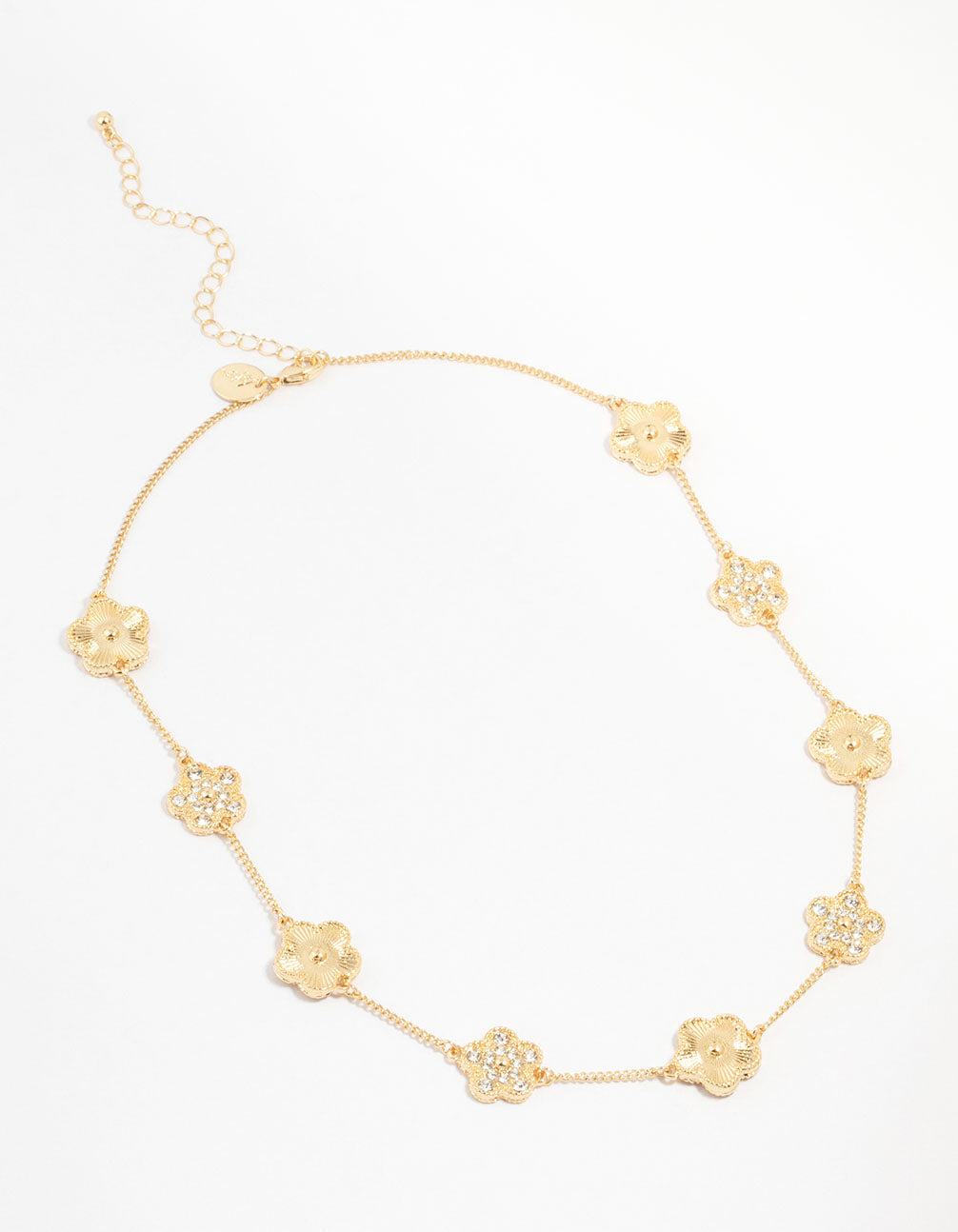 Gold Plated Clover Necklace