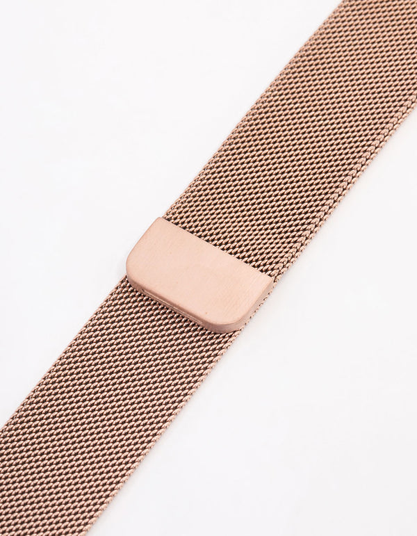 Rose Gold Mesh Watch Strap 38/40/41