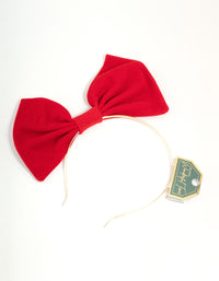 Red Velvet Bow Headband - link has visual effect only
