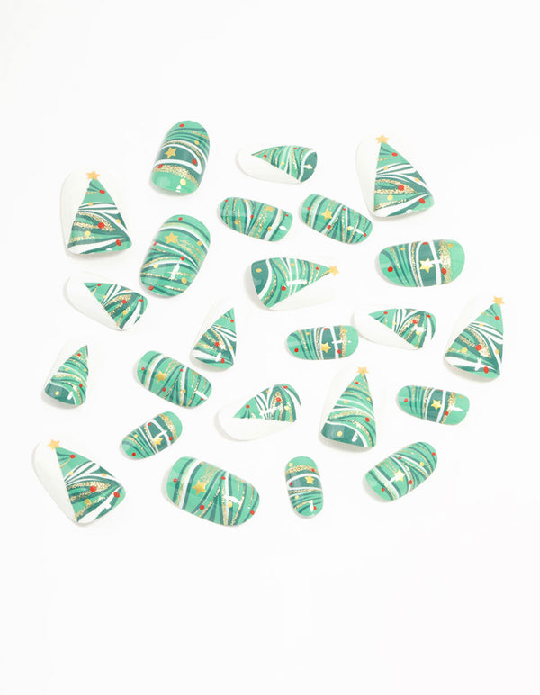 Green Tree Press On Nail Set