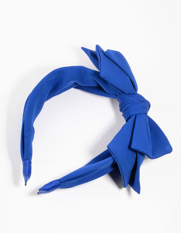 Large Fabric Statement Bow Headband