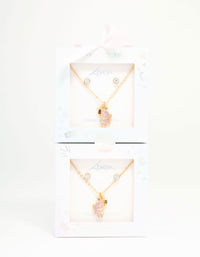 Kids Gold Butterfly  Jewellery Set - link has visual effect only