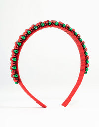 Kids Xmas Beaded Headband - link has visual effect only