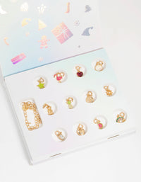 Kids Gold Charm Bracelet Advent Calendar - link has visual effect only