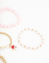 Kids Jolly Stretch Bead Bracelets 5-Pack - link has visual effect only