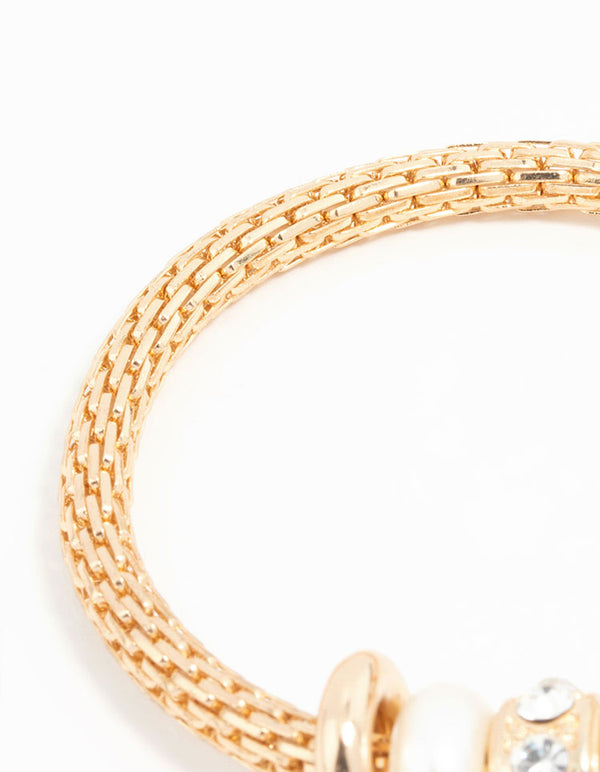 Kids Santa Bracelet & Gold Ring Set