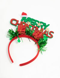 Kids Merry Christmas Novelty Headband - link has visual effect only