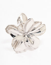 Silver Frangipani Claw Clip - link has visual effect only
