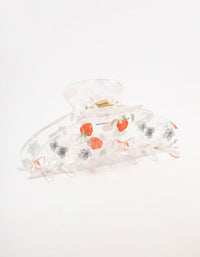 Fruit Bow Claw Clip - link has visual effect only