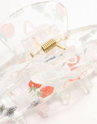 Fruit Bow Claw Clip - link has visual effect only