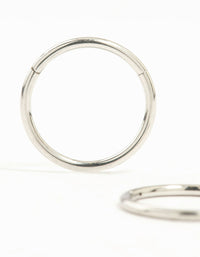 Surgical Steel Medium Sleeper Earrings 10 mm - link has visual effect only