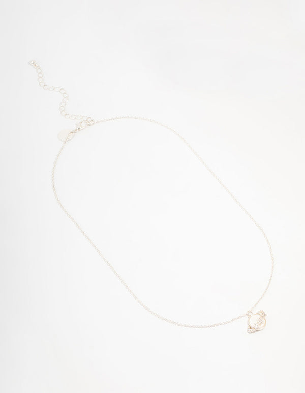 Silver Planet Necklace
