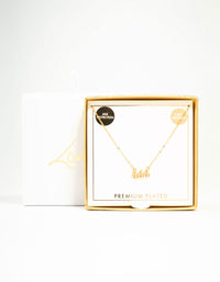 Gold Plated Cubic Zirconia 444 Angel Number Necklace - link has visual effect only