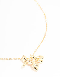 Bubble Dog Gold Necklace - link has visual effect only