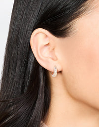 Rose Gold Small Huggie Earrings - link has visual effect only