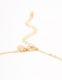 Gold Statement Diamante Cross Necklace - link has visual effect only