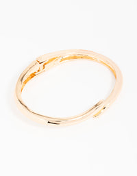 Gold Wrapped Open Bangle - link has visual effect only