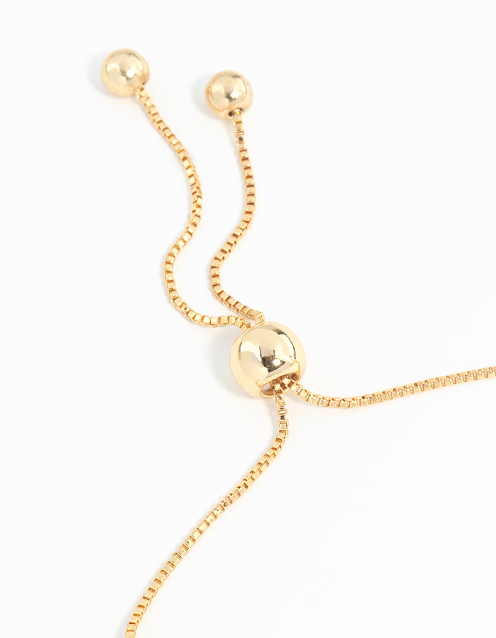 Gold Plated Pearl & Cubic Zirconia Toggle Bracelet