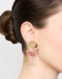 Gold Martini Multi Drop Earrings - link has visual effect only