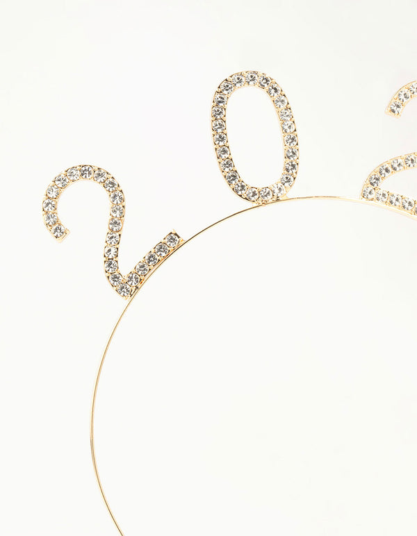 Gold Diamante 2025 Headband