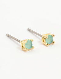 Gold Plated Multicoloured Cubic Zirconia Bow & Heart Earrings 3-Pack - link has visual effect only