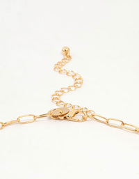 Gold Plated Pearl & Snake Charm Necklace - link has visual effect only