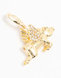Gold Plated Flying Pig Charm - link has visual effect only