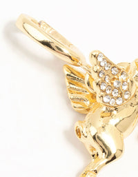 Gold Plated Flying Pig Charm - link has visual effect only