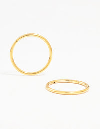 Gold Plated Surgical Steel Sleeper Earrings - link has visual effect only