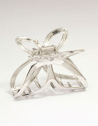 Silver Butterfly Claw Clip - link has visual effect only