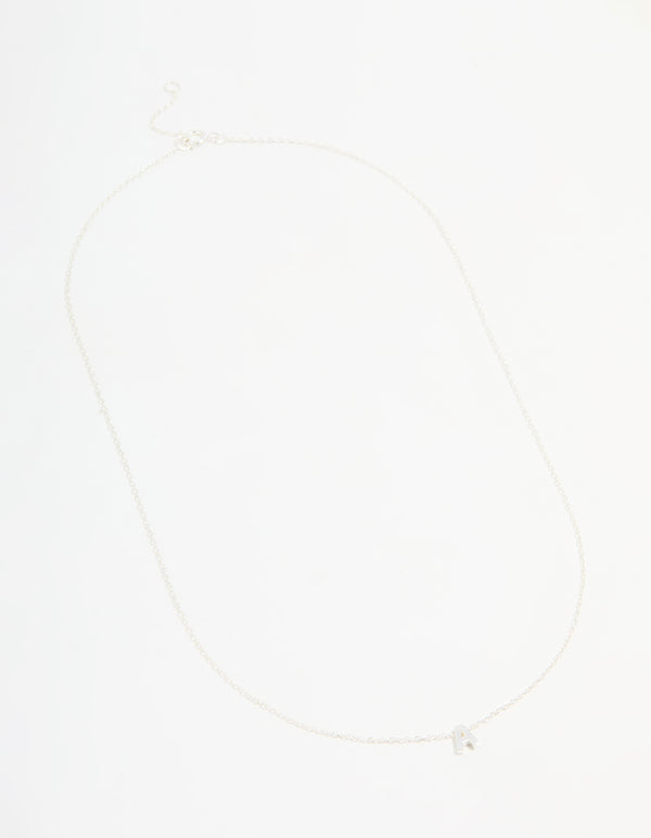 Sterling Silver Initial A Necklace