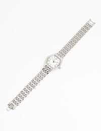 Silver Diamante Roman Numeral Small Watch - link has visual effect only