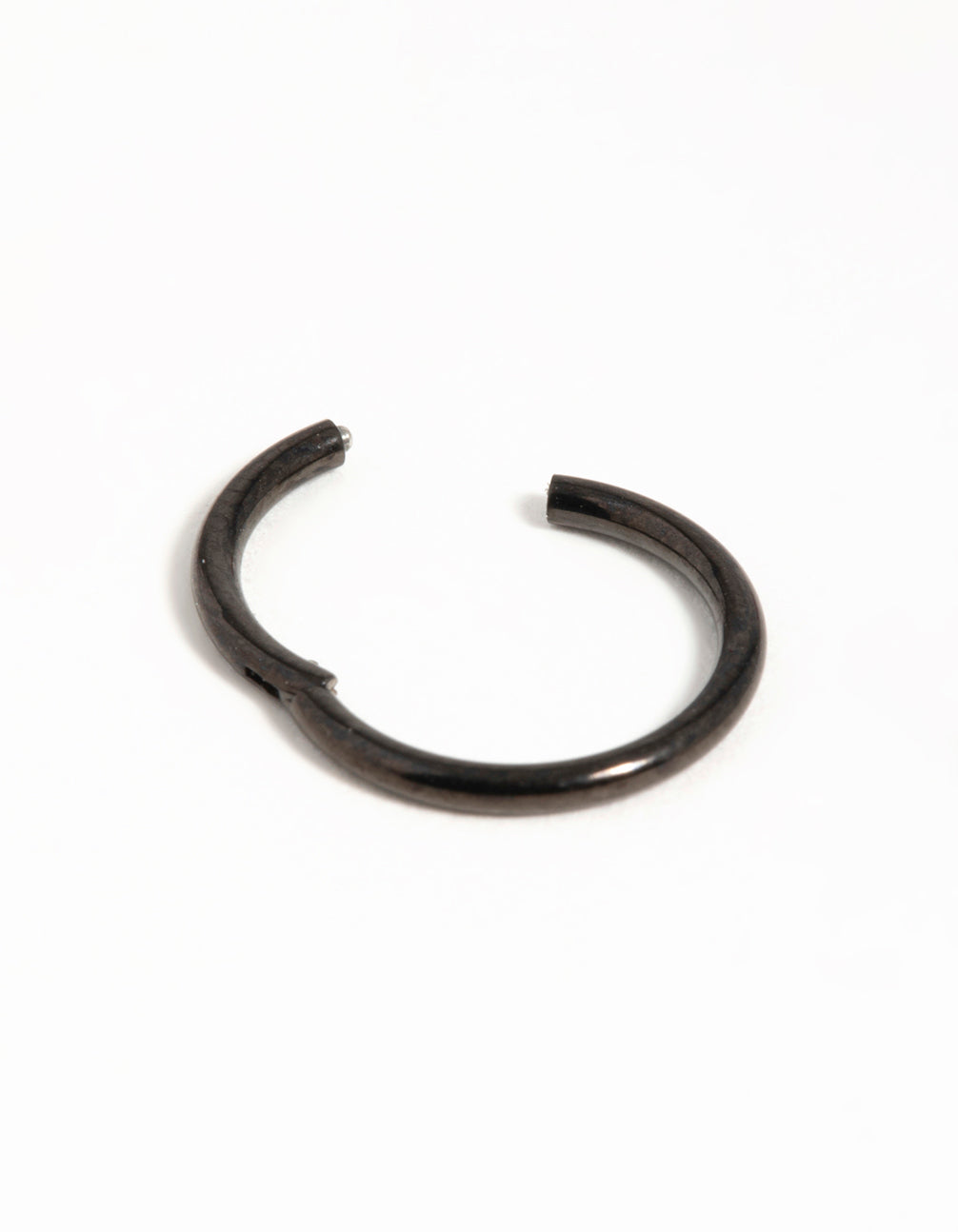 Black Coated Metal Surgical Steel Black Ear Clicker