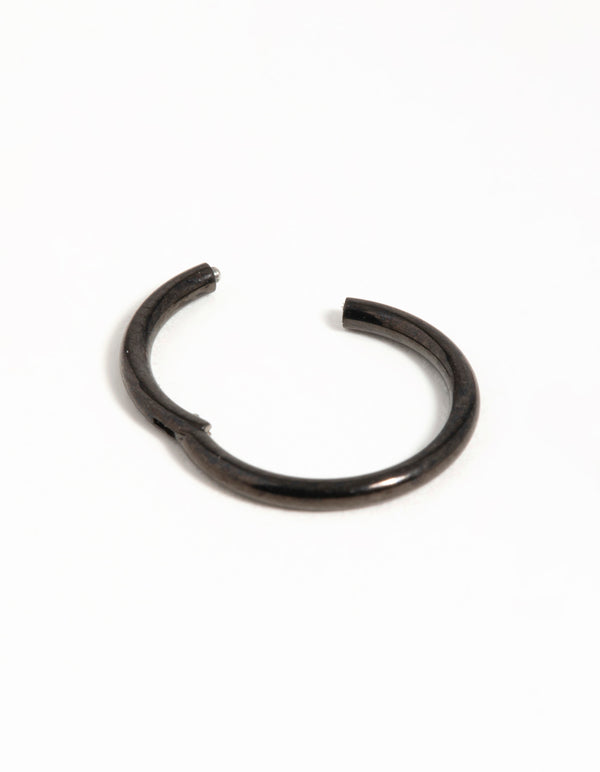 Black Coated Metal Surgical Steel Black Ear Clicker